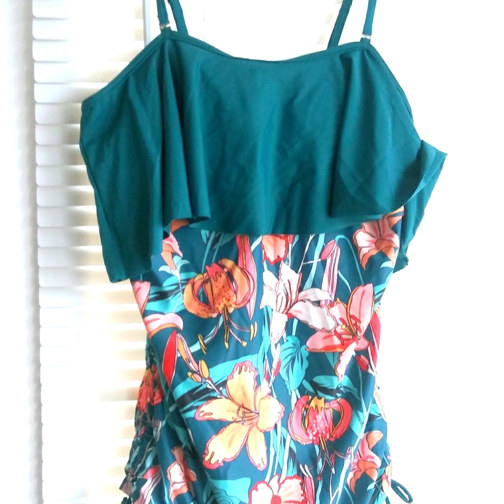 Plus size one piece swimsuit